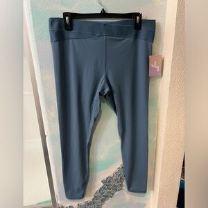 NWT JoyLab Blue 7/8 Length High Rise Leggings